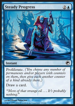 Steady Progress⁣ - Scars of Mirrodin⁣ (Common)⁣ [45]
