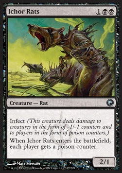Ichor Rats⁣ - Scars of Mirrodin⁣ (Uncommon)⁣ [67]