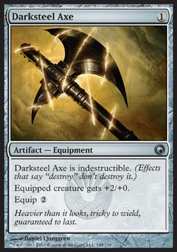 Darksteel Axe⁣ - Scars of Mirrodin⁣ (Uncommon)⁣ [149]