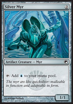 Silver Myr⁣ - Scars of Mirrodin⁣ (Common)⁣ [202]
