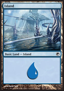 Island (V.2)⁣ - Scars of Mirrodin⁣ (Land)⁣ [235]