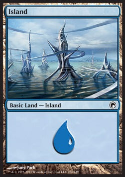 Island (V.3)⁣ - Scars of Mirrodin⁣ (Land)⁣ [236]