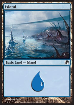 Island (V.4)⁣ - Scars of Mirrodin⁣ (Land)⁣ [237]