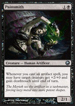 Painsmith⁣ - Scars of Mirrodin⁣ (Uncommon)⁣ [74]