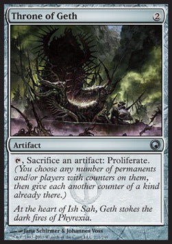 Throne of Geth⁣ - Scars of Mirrodin⁣ (Uncommon)⁣ [211]