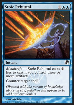 Stoic Rebuttal⁣ - Scars of Mirrodin⁣ (Common)⁣ [46]