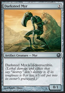 Darksteel Myr⁣ - Scars of Mirrodin⁣ (Uncommon)⁣ [151]