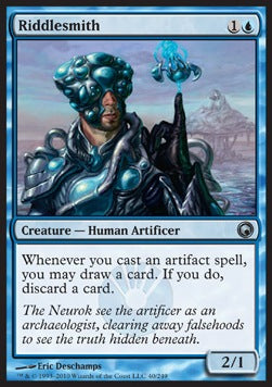 Riddlesmith⁣ - Scars of Mirrodin⁣ (Uncommon)⁣ [40]