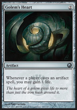 Golem's Heart⁣ - Scars of Mirrodin⁣ (Uncommon)⁣ [161]
