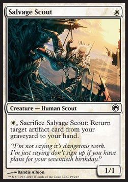 Salvage Scout⁣ - Scars of Mirrodin⁣ (Common)⁣ [19]