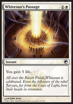 Whitesun's Passage⁣ - Scars of Mirrodin⁣ (Common)⁣ [27]