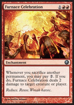 Furnace Celebration⁣ - Scars of Mirrodin⁣ (Uncommon)⁣ [90]