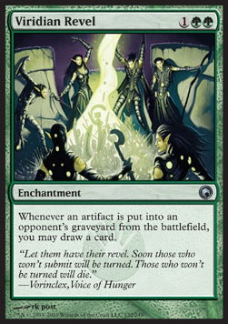 Viridian Revel⁣ - Scars of Mirrodin⁣ (Uncommon)⁣ [132]