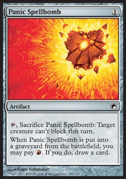 Panic Spellbomb⁣ - Scars of Mirrodin⁣ (Common)⁣ [191]
