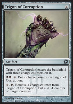 Trigon of Corruption⁣ - Scars of Mirrodin⁣ (Uncommon)⁣ [213]