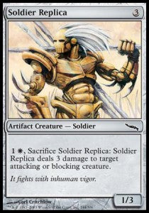 Soldier Replica⁣ - Mirrodin⁣ (Common)⁣ [244]