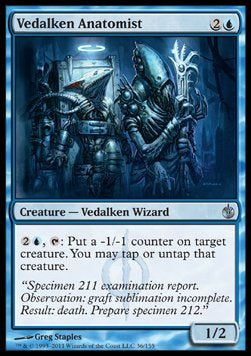 Vedalken Anatomist⁣ - Mirrodin Besieged⁣ (Uncommon)⁣ [36]