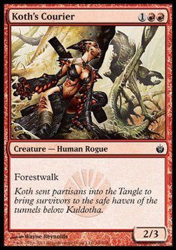 Koth's Courier⁣ - Mirrodin Besieged⁣ (Common)⁣ [68]