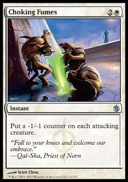 Choking Fumes⁣ - Mirrodin Besieged⁣ (Uncommon)⁣ [4]