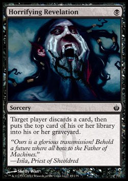 Horrifying Revelation⁣ - Mirrodin Besieged⁣ (Common)⁣ [45]