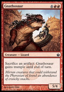 Gnathosaur⁣ - Mirrodin Besieged⁣ (Common)⁣ [63]