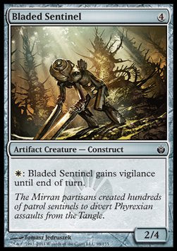 Bladed Sentinel⁣ - Mirrodin Besieged⁣ (Common)⁣ [98]