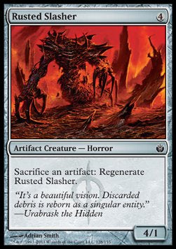 Rusted Slasher⁣ - Mirrodin Besieged⁣ (Common)⁣ [128]