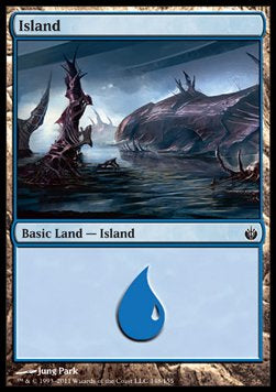 Island (V.1)⁣ - Mirrodin Besieged⁣ (Land)⁣ [148]