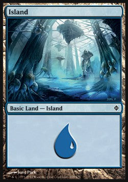 Island (V.2)⁣ - New Phyrexia⁣ (Land)⁣ [169]