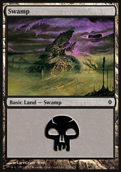 Swamp (V.1)⁣ - New Phyrexia⁣ (Land)⁣ [170]
