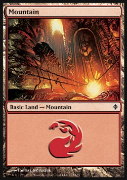 Mountain (V.2)⁣ - New Phyrexia⁣ (Land)⁣ [173]