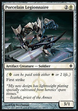 Porcelain Legionnaire⁣ - New Phyrexia⁣ (Common)⁣ [19]