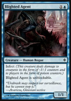 Blighted Agent⁣ - New Phyrexia⁣ (Common)⁣ [29]
