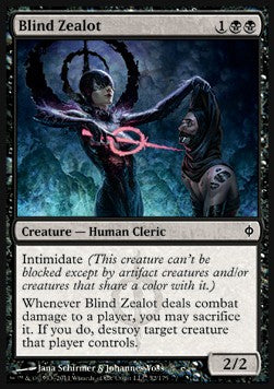 Blind Zealot⁣ - New Phyrexia⁣ (Common)⁣ [52]