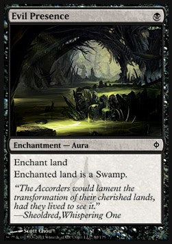 Evil Presence⁣ - New Phyrexia⁣ (Common)⁣ [60]