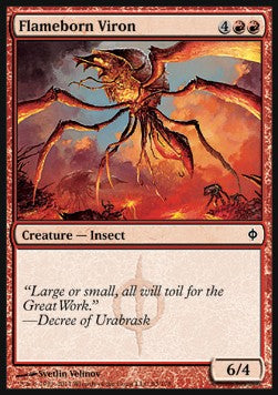 Flameborn Viron⁣ - New Phyrexia⁣ (Common)⁣ [83]