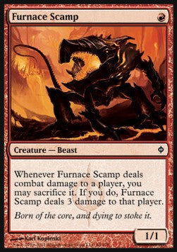 Furnace Scamp⁣ - New Phyrexia⁣ (Common)⁣ [84]