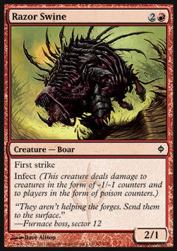 Razor Swine⁣ - New Phyrexia⁣ (Common)⁣ [92]