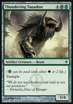 Thundering Tanadon⁣ - New Phyrexia⁣ (Common)⁣ [122]