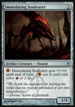 Immolating Souleater⁣ - New Phyrexia⁣ (Common)⁣ [139]