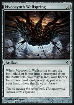 Mycosynth Wellspring⁣ - New Phyrexia⁣ (Common)⁣ [145]