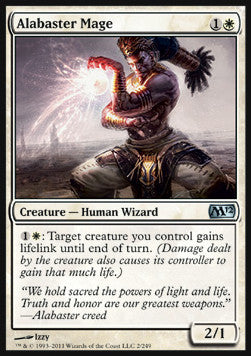 Alabaster Mage - Magic 2012 (Uncommon) [M12-2]