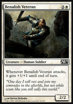 Benalish Veteran⁣ - Magic 2012⁣ (Common)⁣ [10]