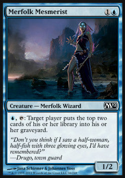 Merfolk Mesmerist⁣ - Magic 2012⁣ (Common)⁣ [66]