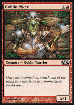 Goblin Piker⁣ - Magic 2012⁣ (Common)⁣ [141]