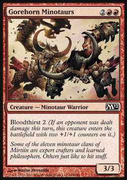 Gorehorn Minotaurs⁣ - Magic 2012⁣ (Common)⁣ [144]