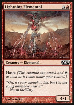 Lightning Elemental⁣ - Magic 2012⁣ (Common)⁣ [149]