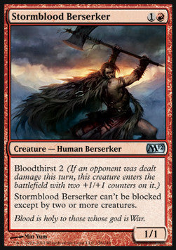Stormblood Berserker - Magic 2012 (Uncommon) [M12-156]