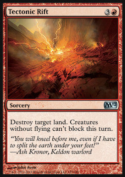 Tectonic Rift - Magic 2012 (Uncommon) [M12-157]