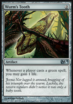 Wurm's Tooth⁣ - Magic 2012⁣ (Uncommon)⁣ [223]